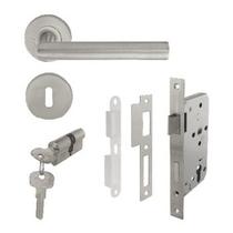 Fechadura anguli reta inox fosco hafele Fechadura anguli reta inox fosco hafele