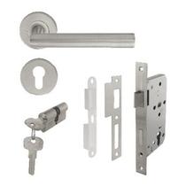 Fechadura anguli reta inox fosco hafele Fechadura anguli reta inox fosco hafele