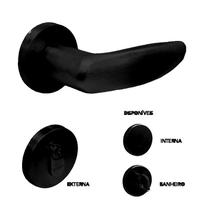 Fechadura apus 115-z preto fosco 55mm banheiro - Rodrigues