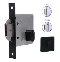Fechadura Arouca 1006 Externa Porta de correr Roseta Quadrada