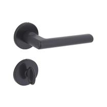 Fechadura Arouca Banheiro Reta Z 40mm Acabamento Preto Fechadura Arouca Banheiro Reta Z 40mm Acabamento Preto