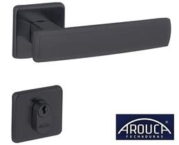 Fechadura Arouca Externa Metroplana 40mm Acabamento Preto