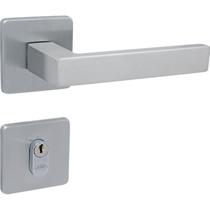 Fechadura Arouca Externa Quadra 55 Roseta Inox Escovado