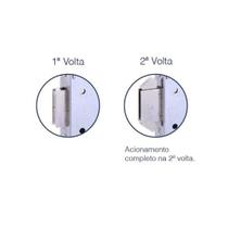 Fechadura Arouca para Porta de Correr Bico Duplo Interna Chave Dobrável ref.4006IP