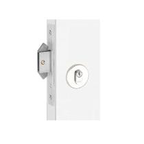 Fechadura asa de aviao inox polido roseta redonda haga 4569