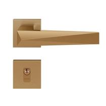 Fechadura Ascot Red Gold Escovado Externa