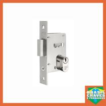 Fechadura Auxiliar 4529 Meio Cilindro Cromada 29mm 3F