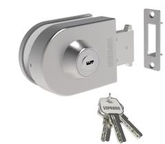 Fechadura Auxiliar De Pressão Vidro Porta De Correr VP530 VA