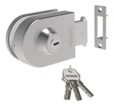 Fechadura Auxiliar Pressão Vidro Va157 Porta Correr Soprano Fechadura Auxiliar Pressão Vidro Va157 Porta Correr Soprano