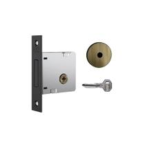 Fechadura auxiliar trava de segurança tetra stam 1004 antique ouro velho redonda 40 mm Fechadura auxiliar trava de segurança tetra stam 1004 antique ouro velho redonda 40 mm