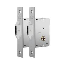 Fechadura Auxiliar Trava Tetra Para Porta Correr 1008 Dupla