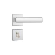 Fechadura Banheiro 823/35 Roseta Quadrada Inox - Stam Fechadura Banheiro 823/35 Roseta Quadrada Inox - Stam
