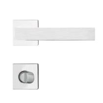 Fechadura Banheiro Aço Inox MI610 ST2 R245 55mm Roseta Escovada Linea Inoxvita Papaiz Fechadura Banheiro Aço Inox MI610 ST2 R245 55mm Roseta Escovada Linea Inoxvita Papaiz