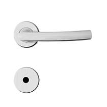 Fechadura Banheiro Aço Inox MI620 ST2 R235 55mm Roseta Escovada Smile Inoxvita Papaiz Fechadura Banheiro Aço Inox MI620 ST2 R235 55mm Roseta Escovada Smile Inoxvita Papaiz