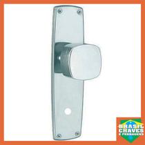 Fechadura Banheiro Cromada Inox 3800/13 55mm Aliança Maçaneta Bola Fechadura Banheiro Cromada Inox 3800/13 55mm Aliança Maçaneta Bola
