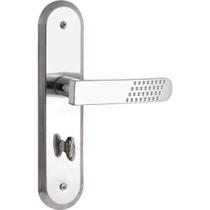 Fechadura Banheiro, Espelho em aço Inox, Modelo 1820/21, Stam