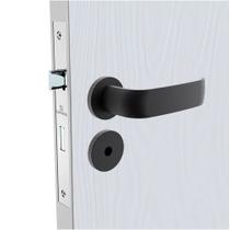 Fechadura Banheiro Grand Icaro Roseta Redonda Ros22 Preto Fosco 40mm (40X53) Soprano Fechadura Banheiro Grand Icaro Roseta Redonda Ros22 Preto Fosco 40mm (40X53) Soprano