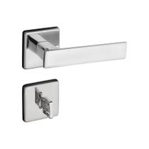 Fechadura Banheiro Pado ZM Quadra Ros 701-80B Cromado