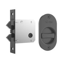 Fechadura Banheiro Porta Correr 1006S Espelho Concha Oval