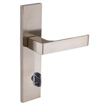 Fechadura Banheiro Reta Espelho 6cm Latonado Quadratta Aliança