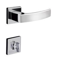 Fechadura Banheiro Roseta Cromado Quadratta Curva Aliança