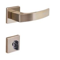 Fechadura Banheiro Roseta Latonado Quadratta Curva Aliança