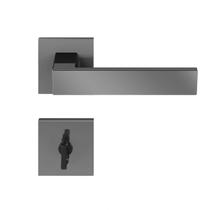 Fechadura Beethoven Grafite Polido Banheiro Pado Fechadura Beethoven Grafite Polido Banheiro Pado