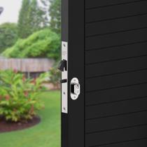 Fechadura Bico de Papagaio 615/50 para Porta de Correr 19mm Espelho Plano Cromado 3F Fechadura Bico de Papagaio 615/50 para Porta de Correr 19mm Espelho Plano Cromado 3F