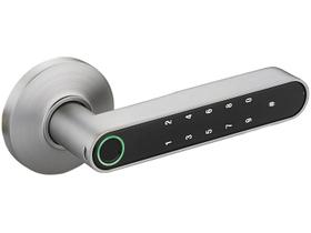 Fechadura Biometrica Fortezza, Bluetooth, Gerenciamento Via Aplicativo, Senha, Prata - FBE01GR