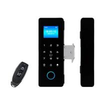 Fechadura Biométrica Para Porta De Vidro, Porta Deslizante De Madeira HAHA-Lock, Aplicativo