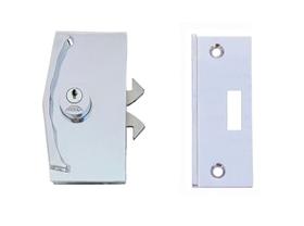 Fechadura Blindex Arouca Porta Correr Vidro Alvenaria Cromad Fechadura Blindex Arouca Porta Correr Vidro Alvenaria Cromad