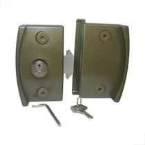 Fechadura Blindex Porta Vidro Correr 3530 Vv Completa Bronze