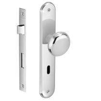 Fechadura BOUCLE- 55mm INTERNA ESPELHO Cromada Zamack Imab Conjunto