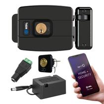 Fechadura C90 CTRL abre por App e tags com Fonte e Conector HDL