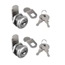 Fechadura Cam Lock para Armário NIANNIAN 16 mm em Aço Inoxidável, 2 Peças Fechadura Cam Lock para Armário NIANNIAN 16 mm em Aço Inoxidável, 2 Peças