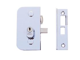 Fechadura Central Porta Blindex C/ Rolete Cromado - Arouca Fechadura Central Porta Blindex C/ Rolete Cromado - Arouca