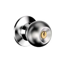 Fechadura Cilíndrica Externa Bola Soprano - Broca 90mm Escovada Fechadura Cilíndrica Externa Bola Soprano - Broca 90mm Escovada