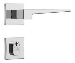 Fechadura Classic Externa 3200 Inox Stam 55mm Roseta Quadrad