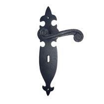 Fechadura Colonial Rústica Preta modelo Antigo Porta Interna Fechadura Colonial Rústica Preta modelo Antigo Porta Interna