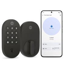Fechadura com chave preta fosca Smart Lock Yale YRD510-MT1 Fechadura com chave preta fosca Smart Lock Yale YRD510-MT1