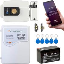 Fechadura Com Tag HDL C90 Control Com Fonte e Bateria