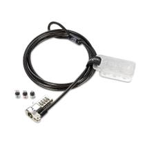 Fechadura combinada para laptop Kensington Universal 3 em 1 preta Fechadura combinada para laptop Kensington Universal 3 em 1 preta