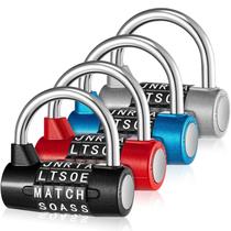 Fechadura combinada Shimeyao de 5 letras e 5 dígitos, metal, 4 peças