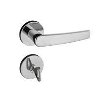 Fechadura Concept Banheiro 40mm Roseta Cromada RR1 401-40CB CR Pado Fechadura Concept Banheiro 40mm Roseta Cromada RR1 401-40CB CR Pado