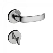 Fechadura Concept Banheiro 40mm Roseta Redonda Cromada RR1 413-40CB CR Pado