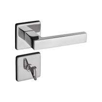 Fechadura Concept Banheiro 471-40CB RQ1 Ecoinox Roseta Quadrada Aço Inox Polido 40mm Pado Fechadura Concept Banheiro 471-40CB RQ1 Ecoinox Roseta Quadrada Aço Inox Polido 40mm Pado