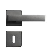 Fechadura Concept Preta Roseta Quadrada 40mm Pado Fechadura Concept Preta Roseta Quadrada 40mm Pado