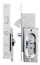 Fechadura Concha Para Porta e Janela De Correr Chave Dobrável União Mundial Cromada