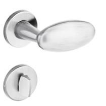 Fechadura Cosmus Banheiro 55mm Escovado Zamack Imab Conjunto