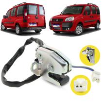 Fechadura da Porta Traseira Baú Lado Esquerdo Superior Com Micro Switch 2 Fios Fiat Doblo 2001 a 2021 Cargo Adventure